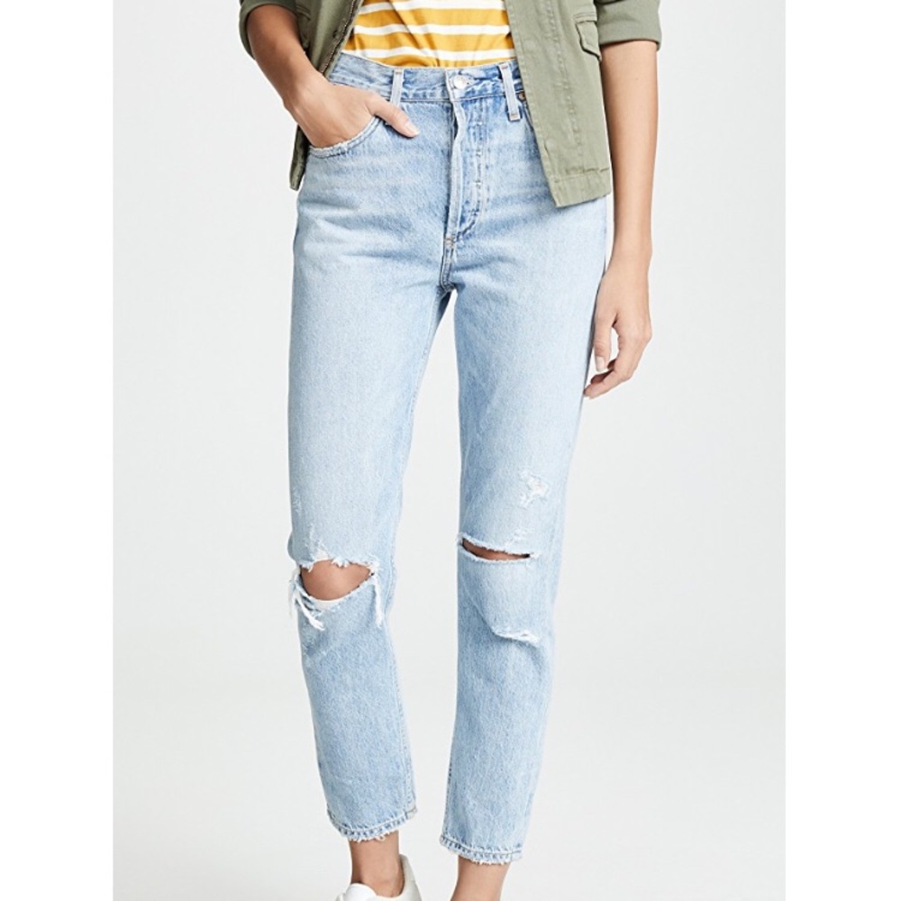 NWT AGOLDE Jamie Jeans Shakedown Wash